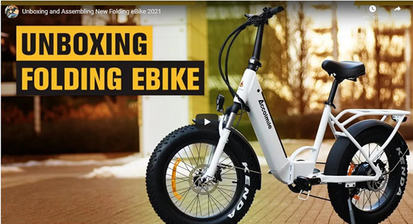 Unboxing y montaje de nueva bicicleta eléctrica plegable 2021